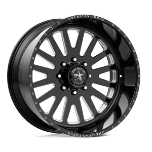 American Force – AFW F20 ATOM SS – Black – 22″x12″ -40mm – Summer Wheels – AFTJF20D22-2-20